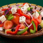 Wassermelonen-Gurken-Salat mit Feta