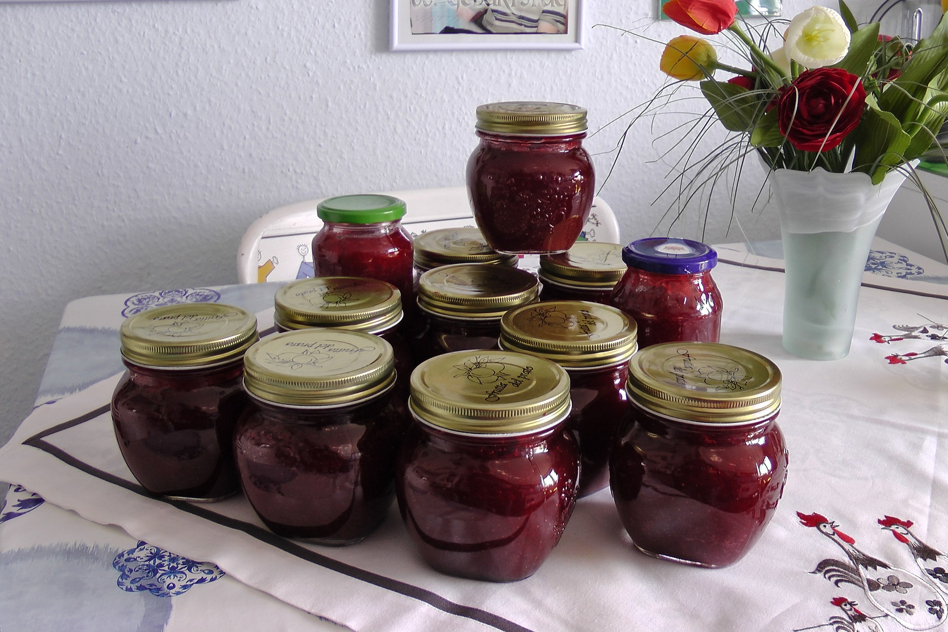 Weihnachtliche Glüh – Kirsch – Marmelade