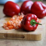 Paprika-Hack-Pfanne mit Reis