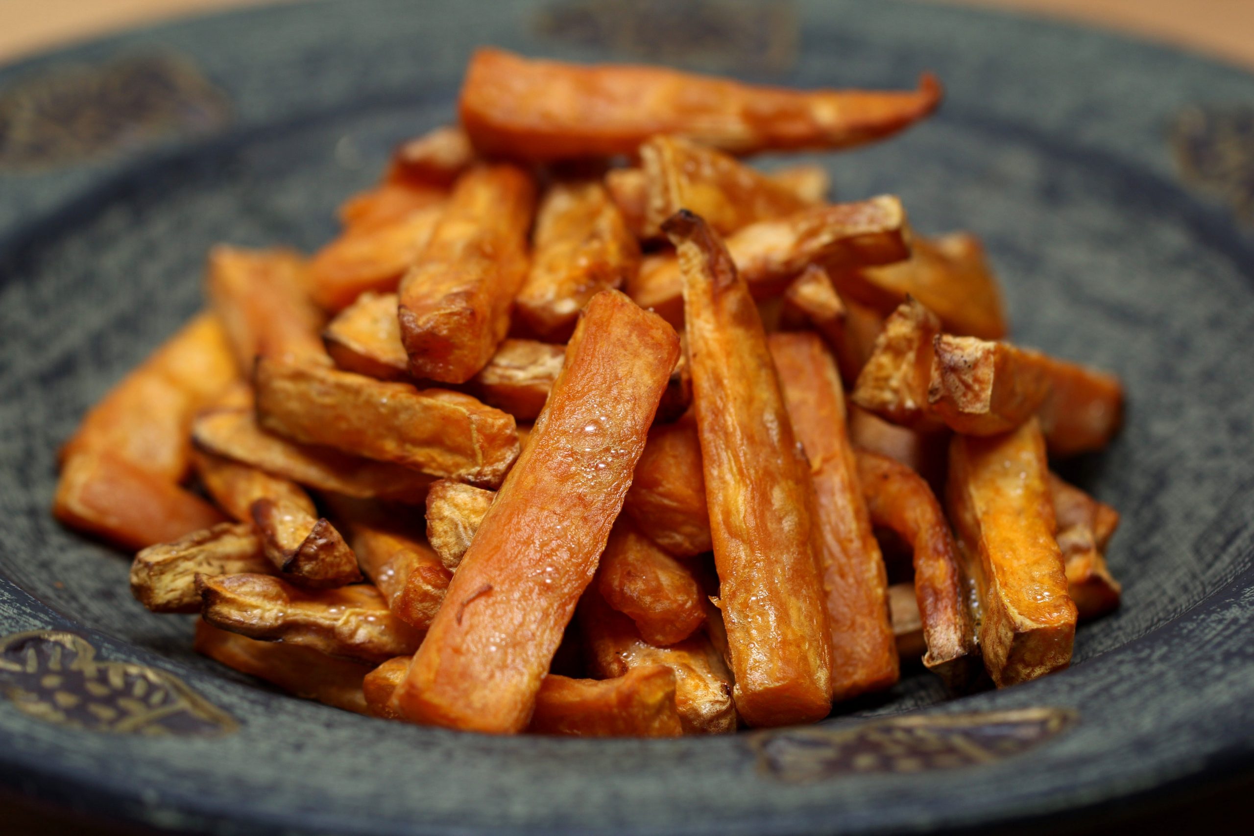 Knusprige Süßkartoffel Pommes