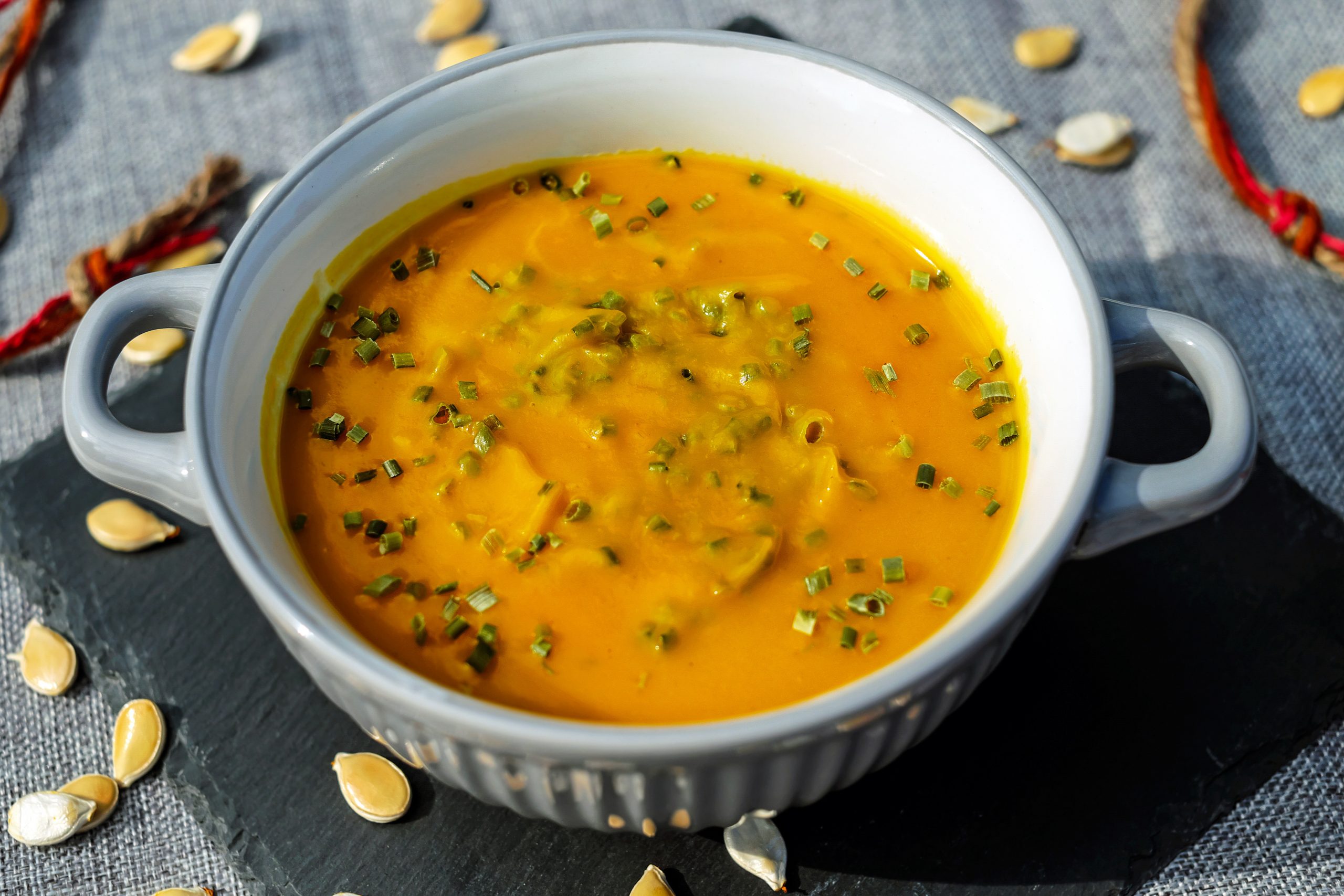 Passend zu Halloween: Klassische Kürbissuppe