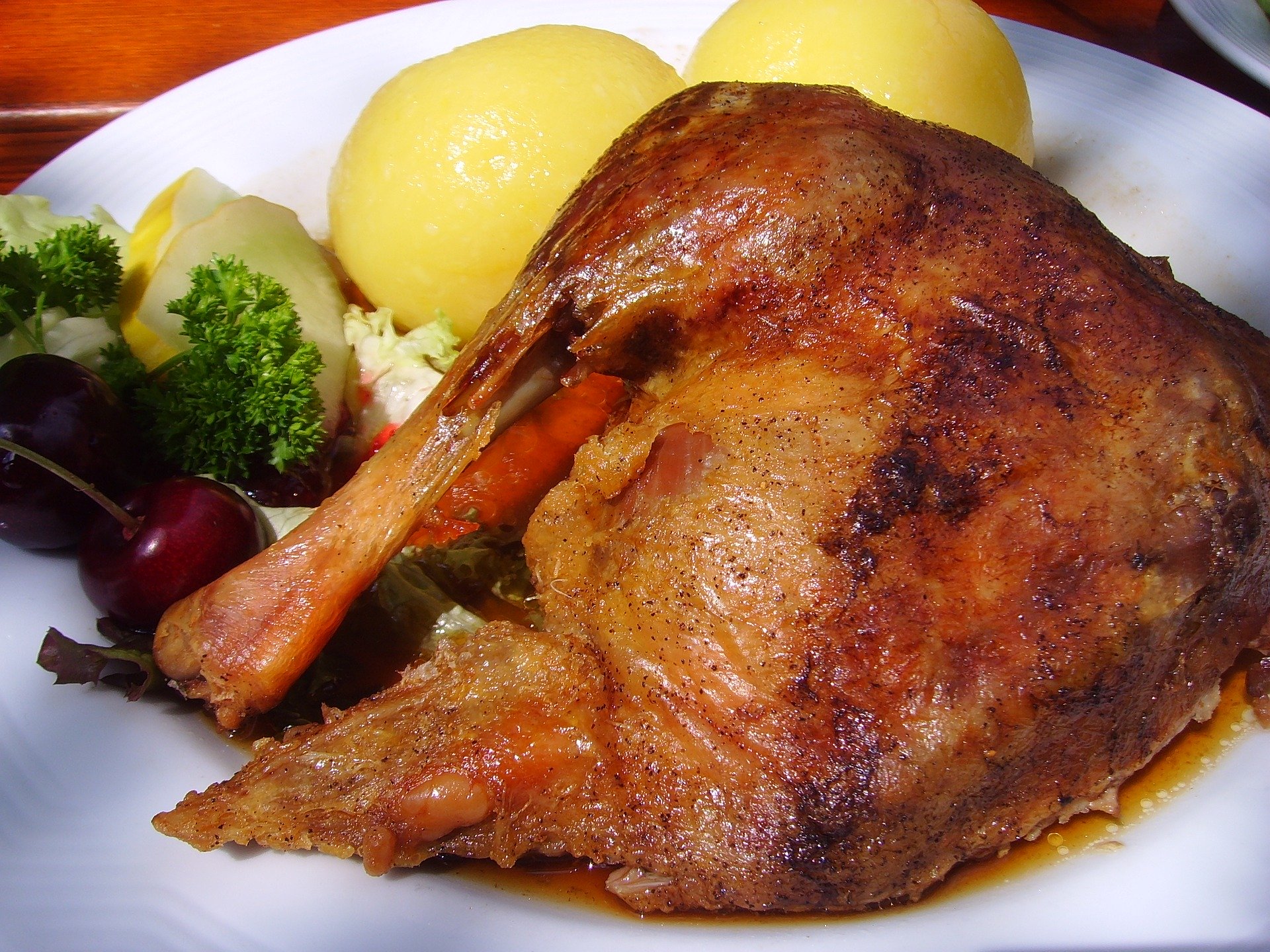 Gänsebraten