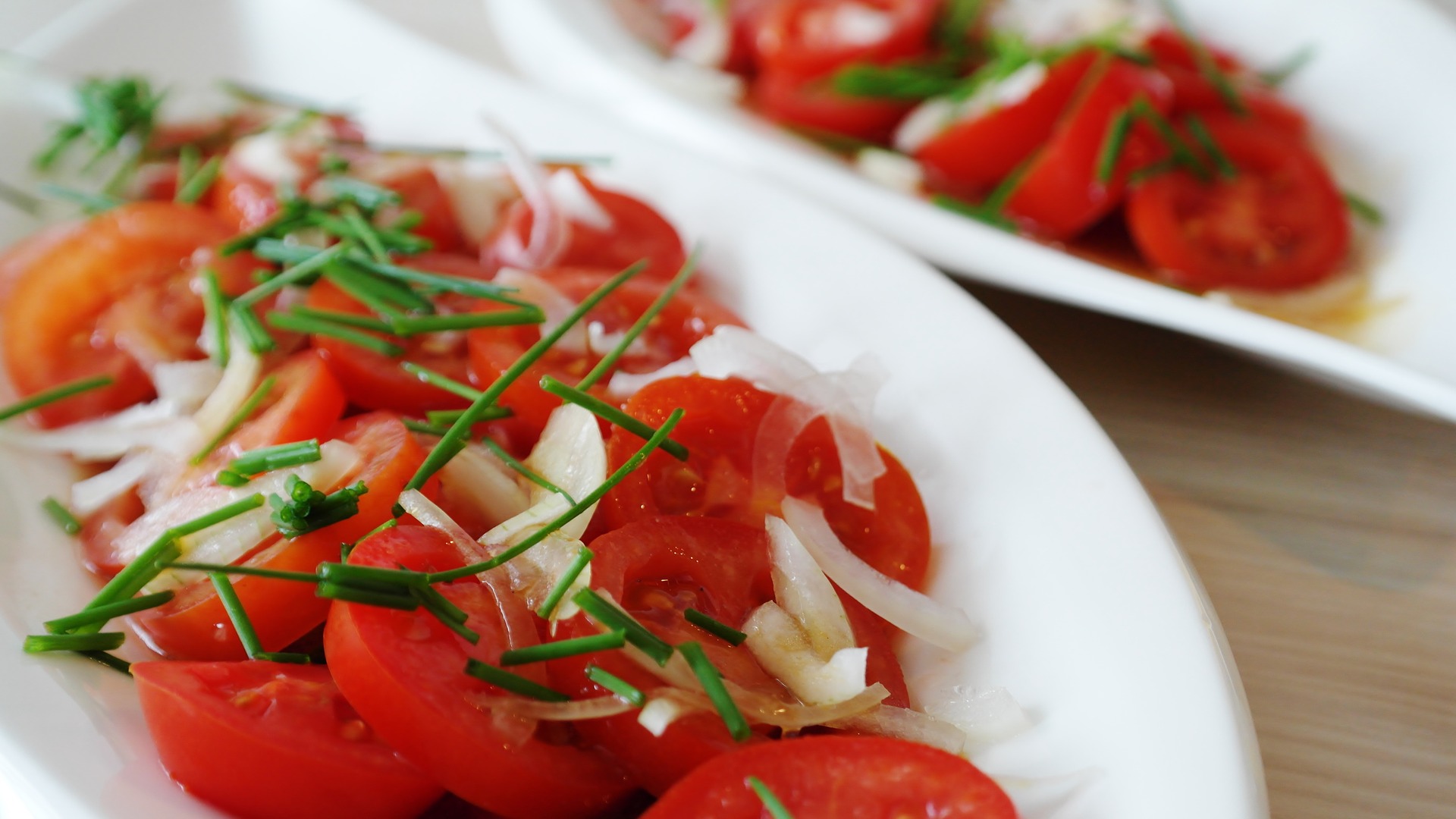 Tomaten-Salat mit Schafskäse